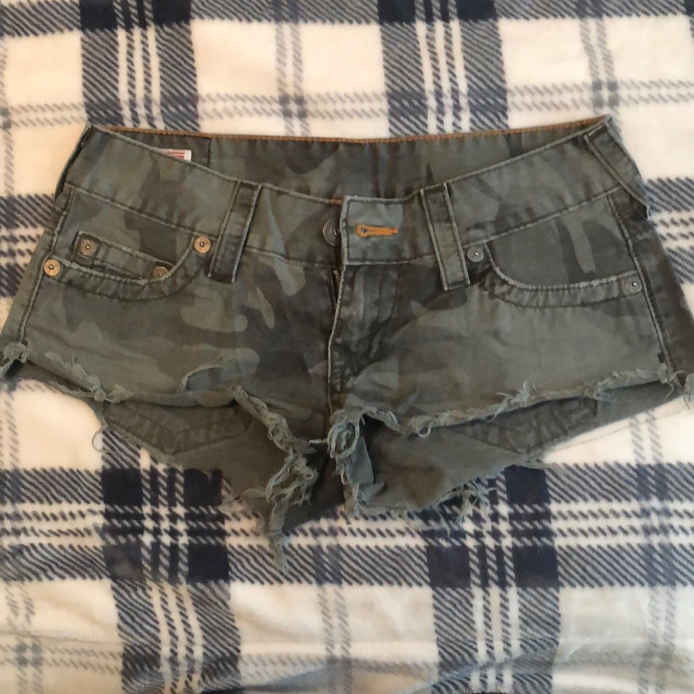 Camo True Religion Shorts